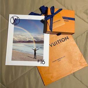 LOUIS VUITTON GIFT BAG, GIFT BOX AND THE BOOK